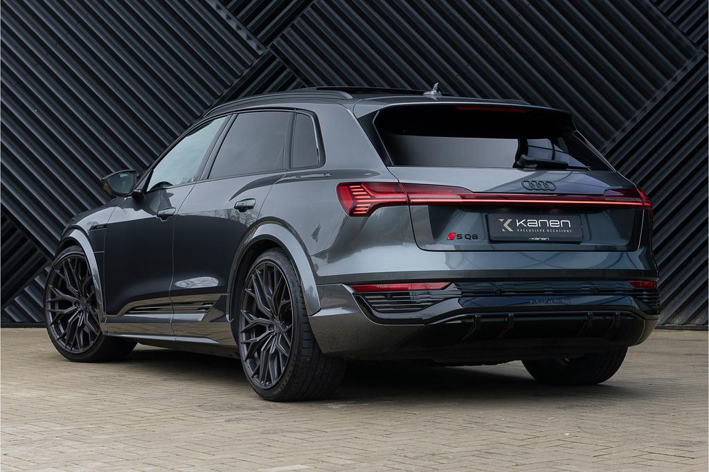 Audi Q8 e-tron Quattro SQ8 503 pk ACC Pano Memory 360 B&O Ma, 2625 kg, Zwart, 504 pk, Q8 e-tron