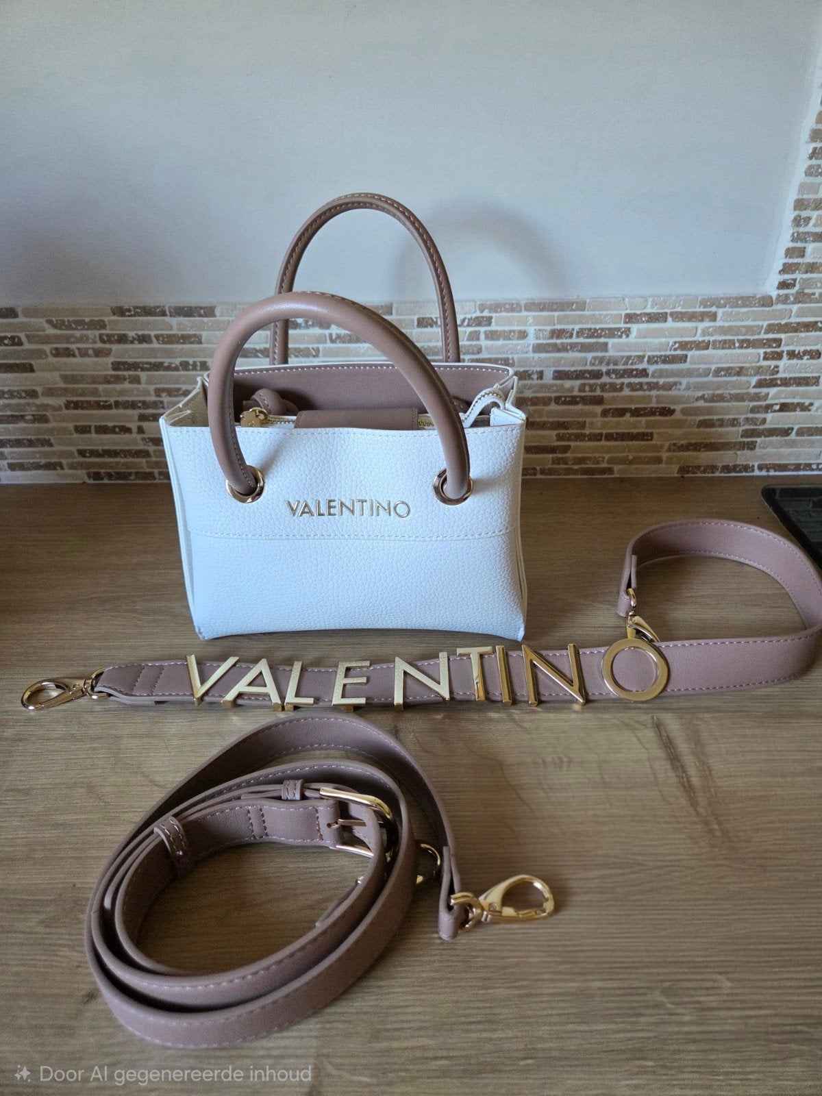 Mario Valentino handtas (100% origineel), Ophalen of Verzenden, Zo goed als nieuw, Wit, Handtas