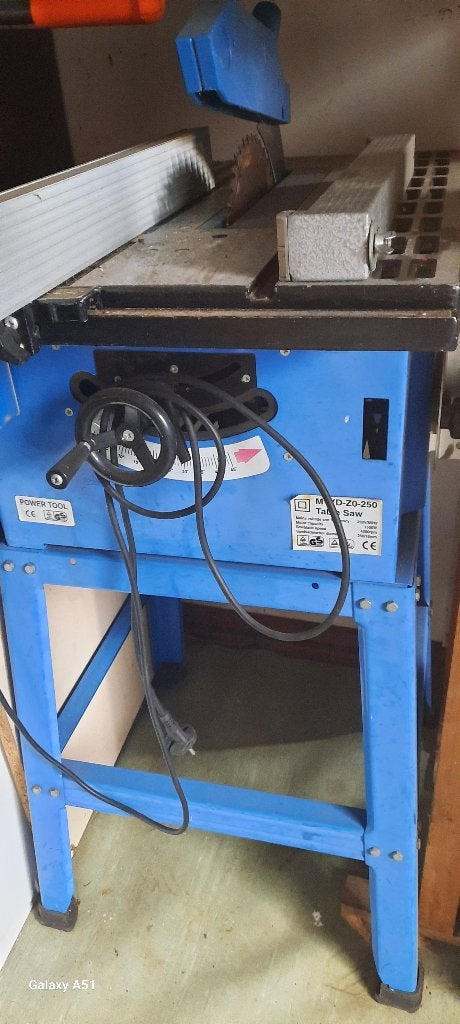 tafel circelzaag, Ophalen, Cirkelzaag, Zo goed als nieuw, 30 tot 70 mm