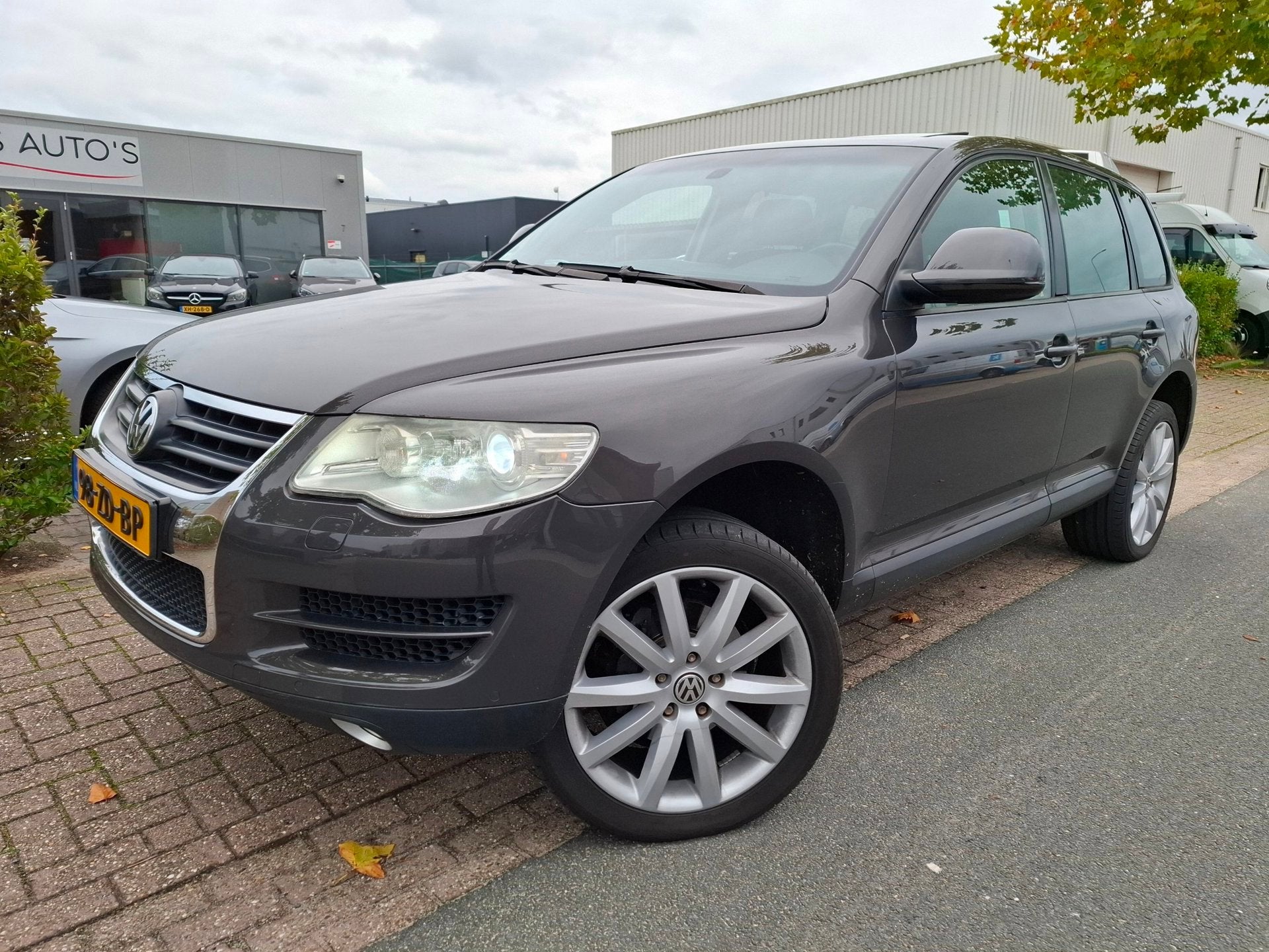 Volkswagen Touareg 3.6 V6 FSI Highline LEER/NAVI/CAMERA/DAKJ, Automaat, Gebruikt, Zwart, Vierwielaandrijving