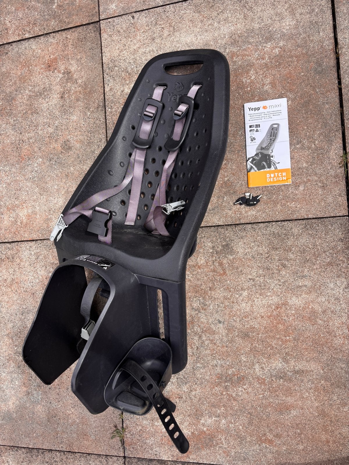 Yepp Maxi achterzitje - Comfortabel en veilig, Fietsen en Brommers, Fietsaccessoires | Fietsstoeltjes, Achterzitje, Ophalen, 15 t/m 25 kg