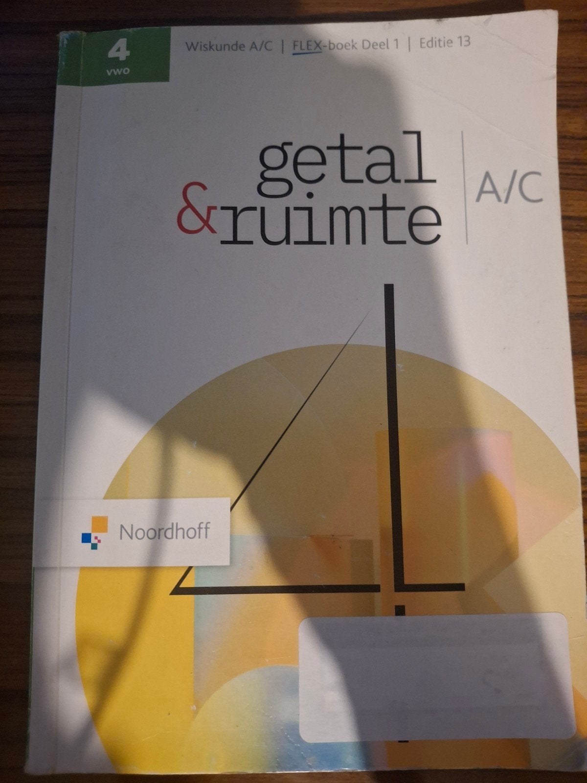 Getal & Ruimte Wiskunde A/C FLEX-boek Deel 1 4 VWO, Boeken, Ophalen of Verzenden, Gelezen, VWO, Wiskunde A