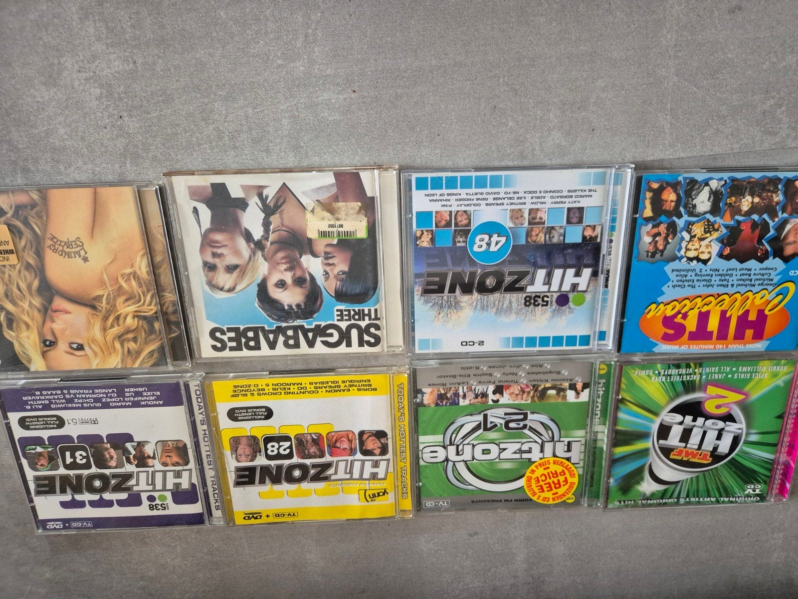Diverse Hitzone en Sugababes CD's - Pop en Dance Collectie, Cd's en Dvd's, Gebruikt, Pop, Ophalen of Verzenden, Inclusief doosje
