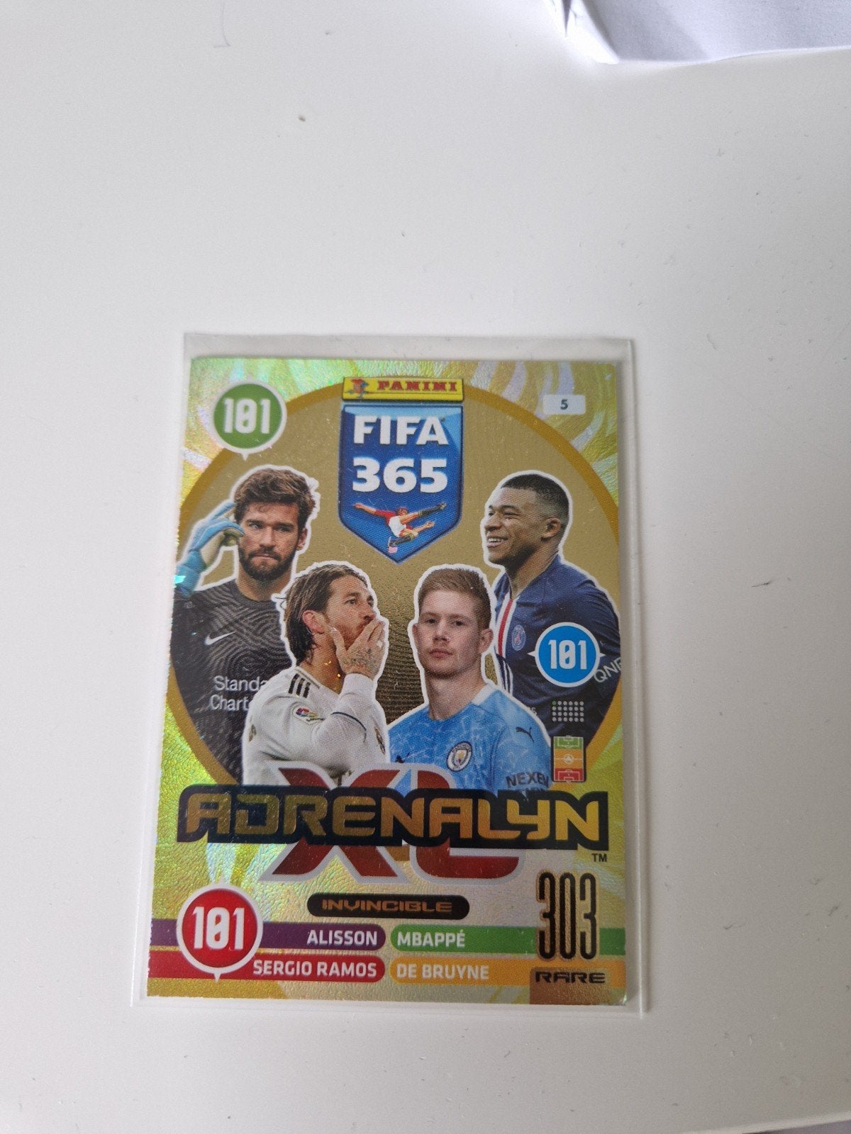 Invincible kaart Panini FIFA 365 Adrenalyn XL 2021, Ophalen of Verzenden, Zo goed als nieuw, Plaatje