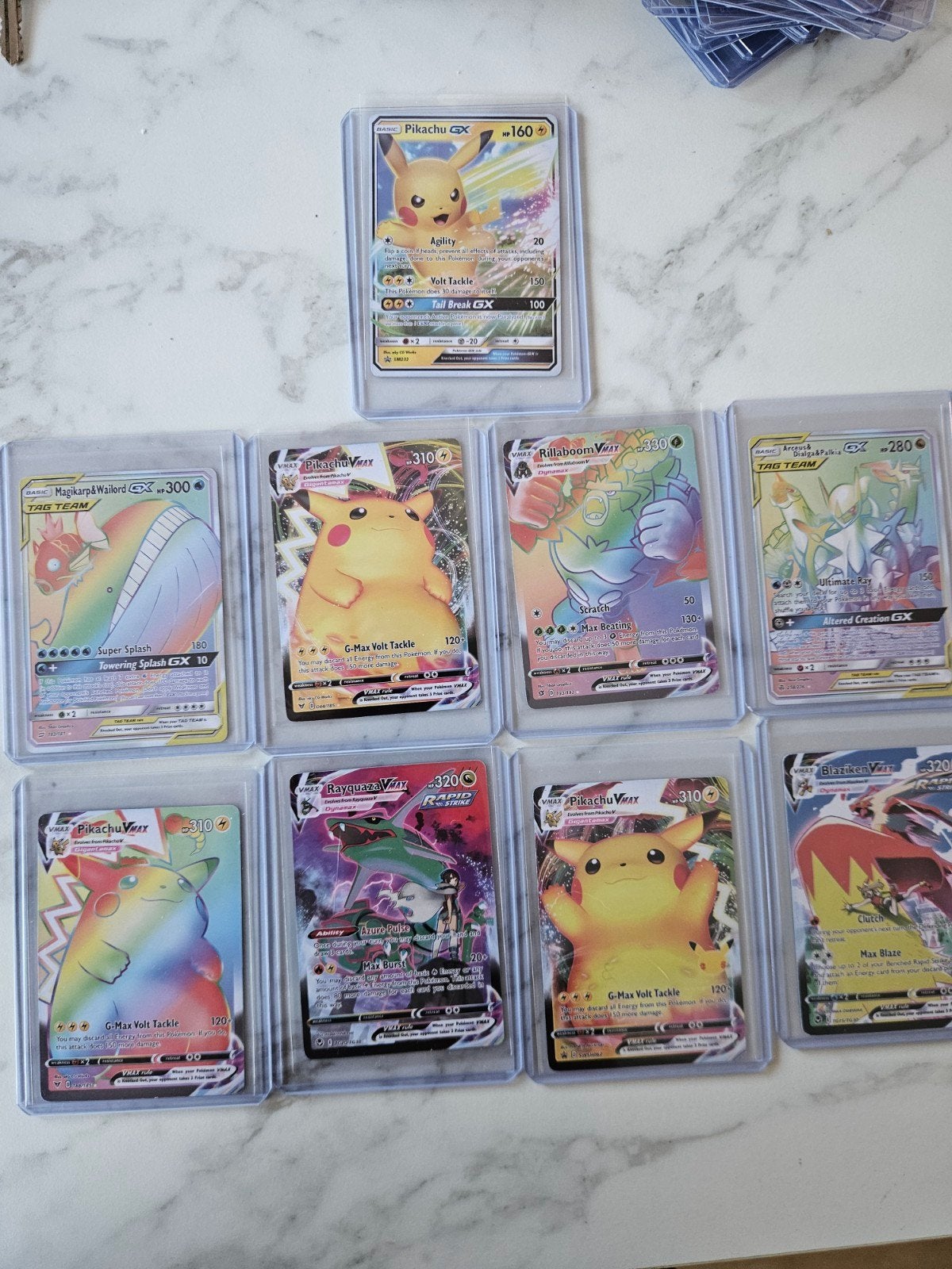 Pokemon Vmax / GX Rainbow, Hobby en Vrije tijd, Verzamelkaartspellen | Pokémon, Ophalen of Verzenden, Meerdere kaarten
