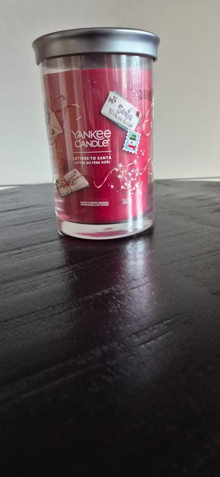 Yankee Candle Letters to Santa - Grote Geurkaars, Overige merken, Ophalen of Verzenden, Kaars, Rood