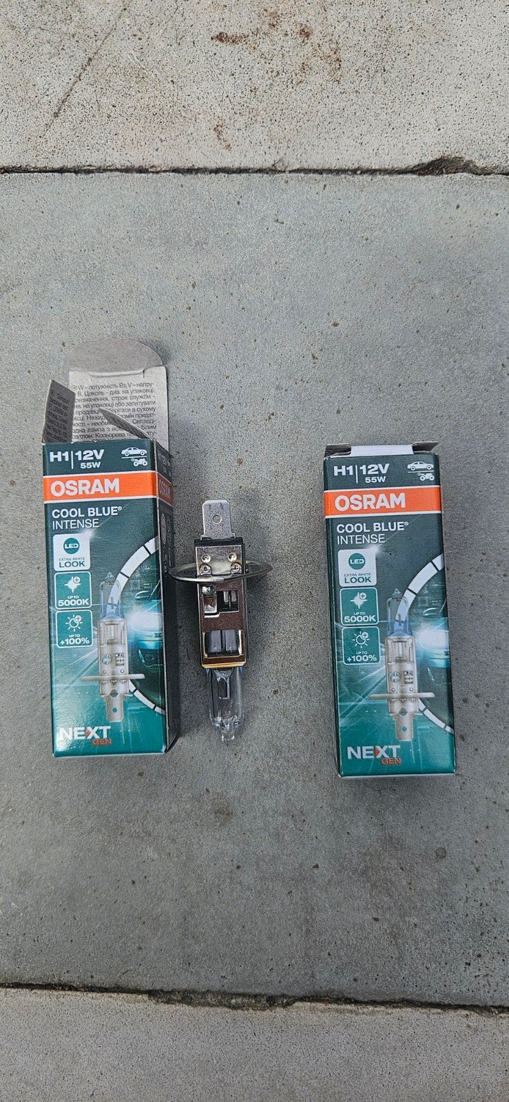 Osram H1 12V 55W Cool Blue Intense Next Gen lampen, Ophalen of Verzenden, Nieuw, Universele onderdelen