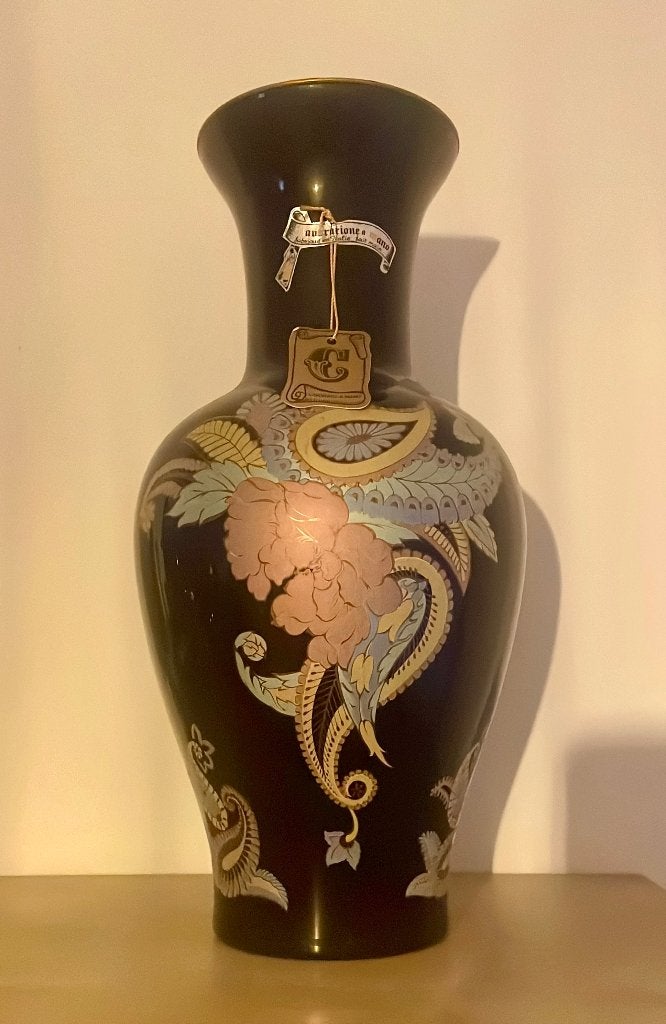 Prachtige Vintage Italiaanse Vaas 35 cmMade in italy, Ophalen of Verzenden