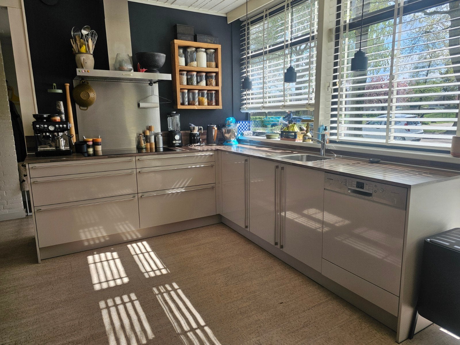 Complete  nette Barletti keuken incl alle inbouwapparatuur, Ophalen, Gebruikt, Kunststof