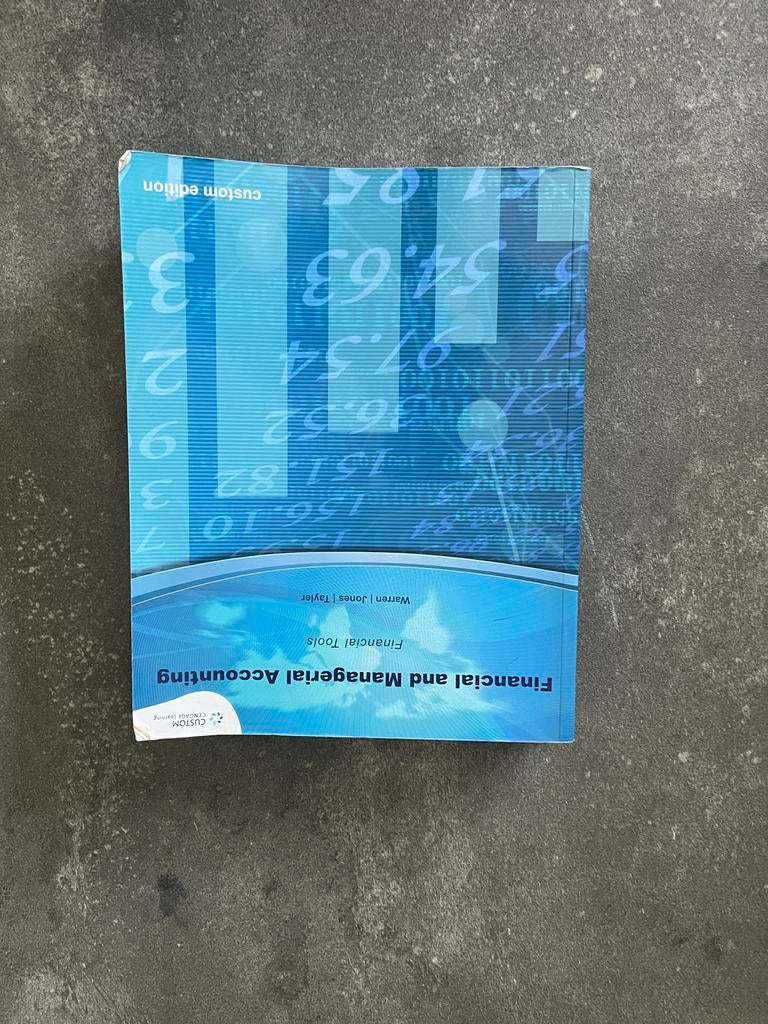 Financial and Managerial Accounting | Financial Tools, Boeken, Studieboeken en Cursussen, Verzenden, Beta, Nieuw, HBO