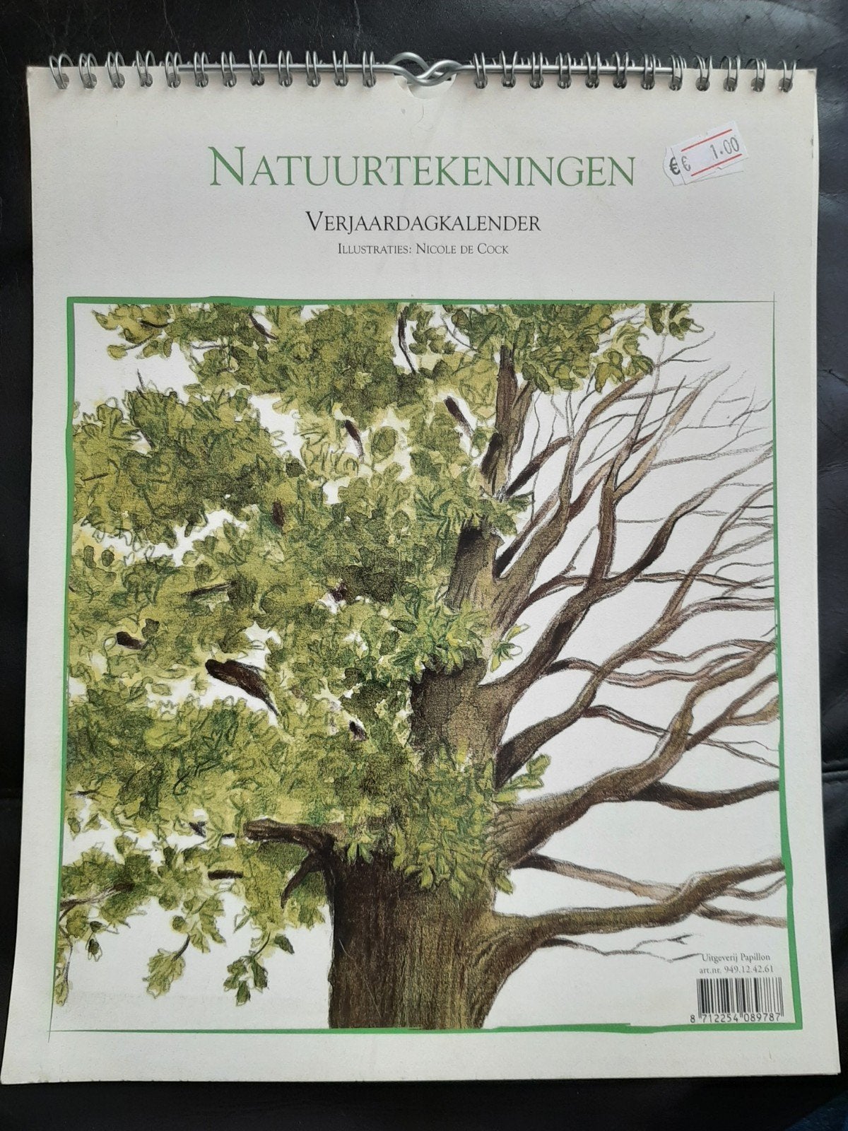 Natuurtekeningen kalender., Ophalen of Verzenden, Maandkalender