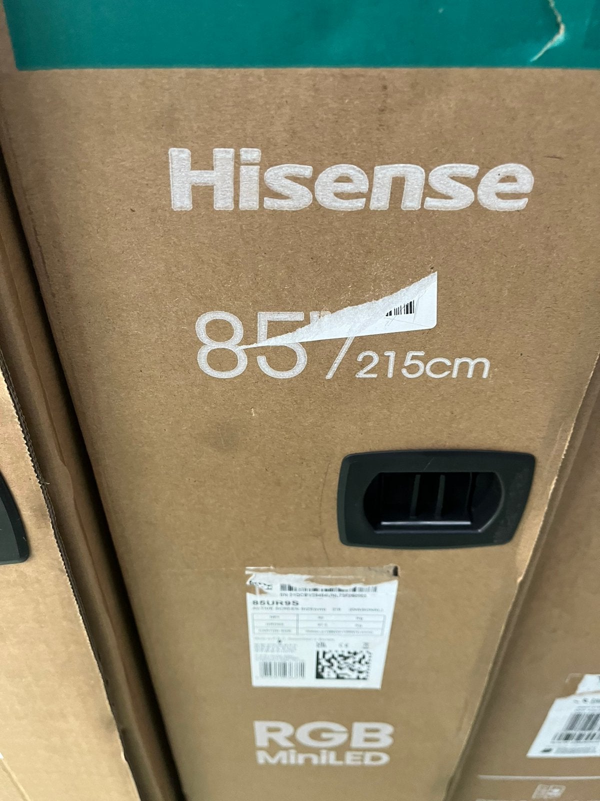 HISENSE 85UR9S - Ultra HD 4K - Mini-led-tv -, Ophalen, Nieuw