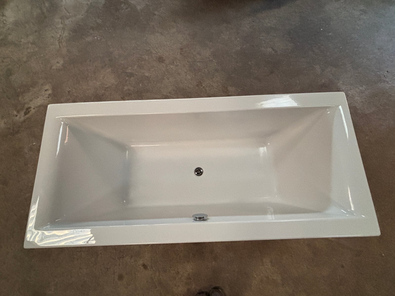 Sphinx inbouwbad 180x80 cm met lichte beschadiging, Ophalen, Gebruikt, Bad