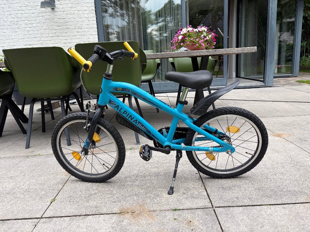 Alpine 18 inch jongensfiets, Fietsen en Brommers, Fietsen | Jongens, Ophalen, Terugtraprem, Gebruikt, Alpina