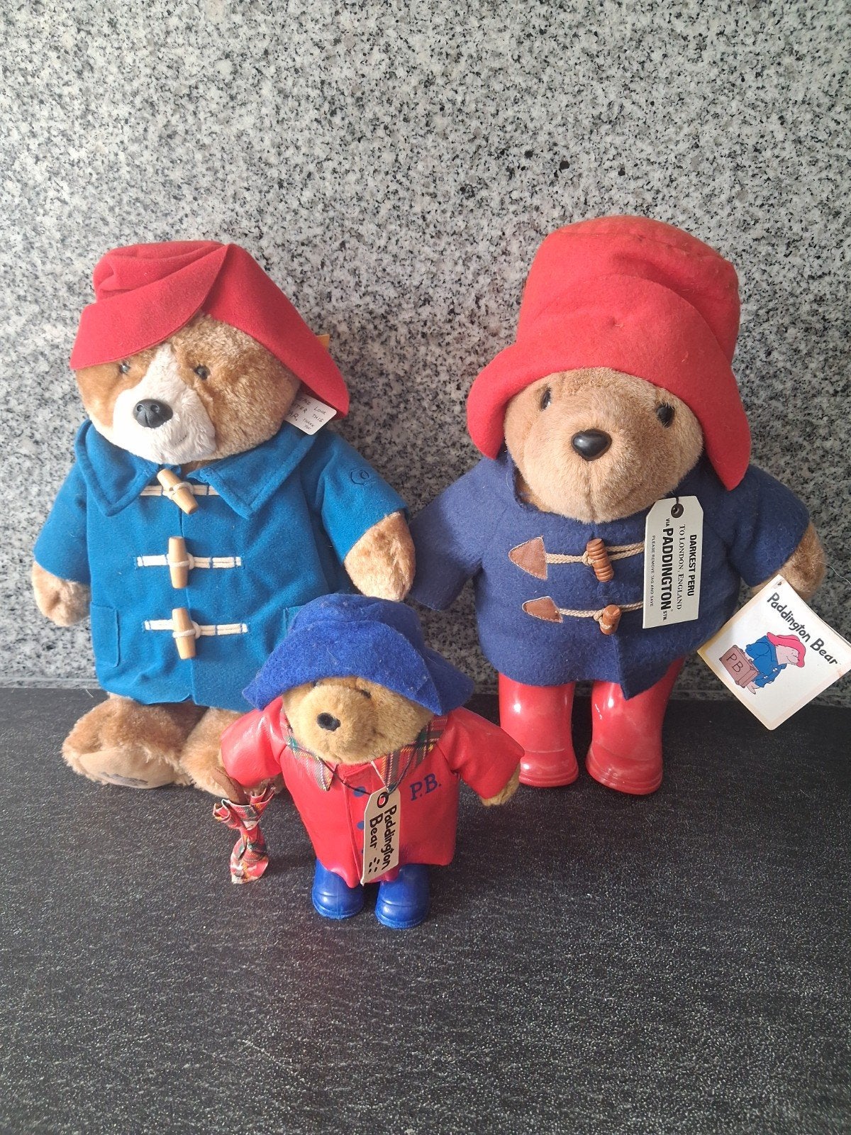 Paddington Bear ( 3 stuks), Verzamelen, Ophalen of Verzenden, Zo goed als nieuw, Stoffen beer, Overige merken