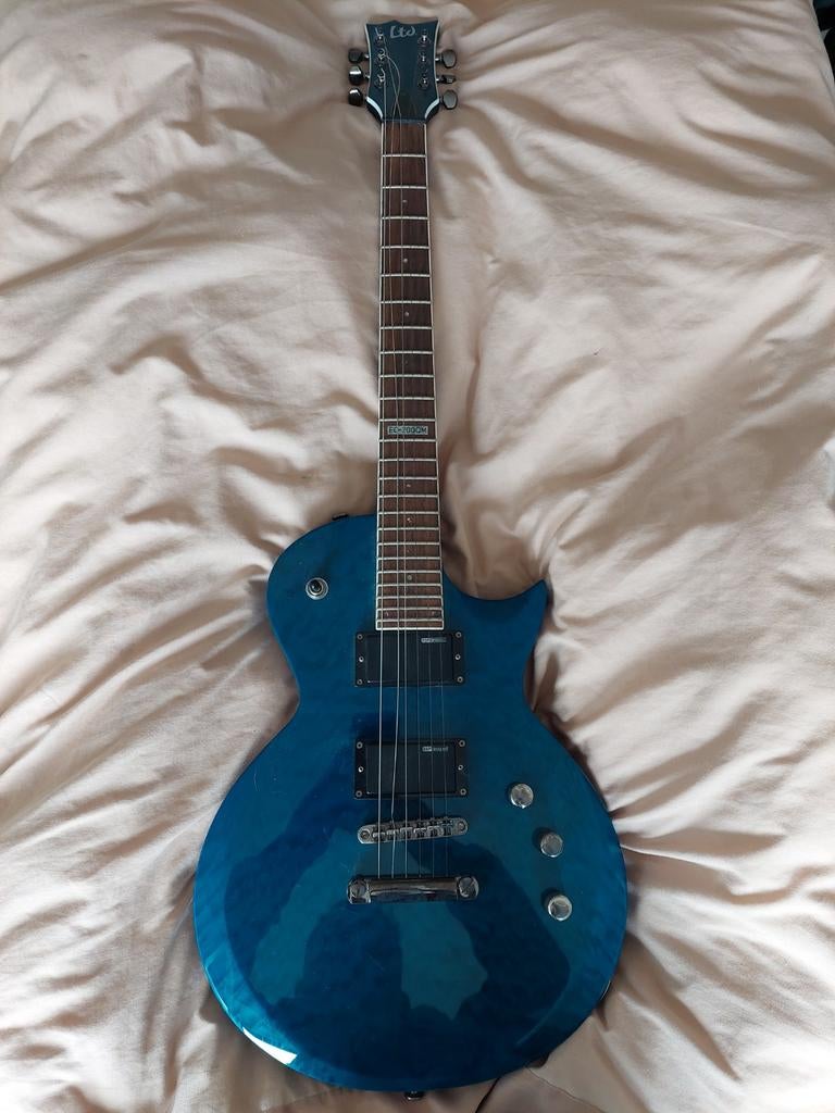 ESP LTD EC-200QM + Marshall MG15CF gitaarset, Muziek en Instrumenten, Ophalen, Solid body, Overige merken
