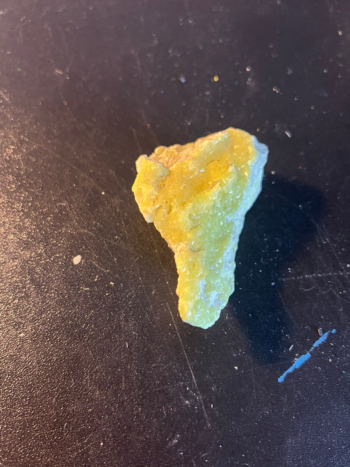 Levendig Gele Zwavel Mineraal Kristal, Ophalen of Verzenden, Mineraal