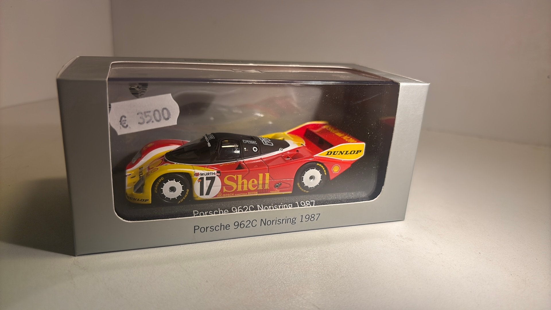 Porsche 962c norisring 1987 minichamps 1.43, Hobby en Vrije tijd, Auto, Ophalen of Verzenden, MiniChamps, A