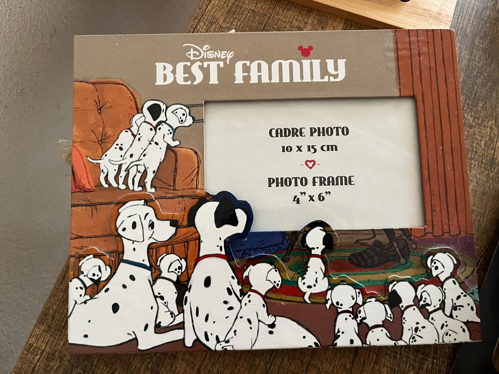 Fotolijstje Disneyland Paris 101 Dalmatiers, Ophalen of Verzenden, Overige figuren, Nieuw
