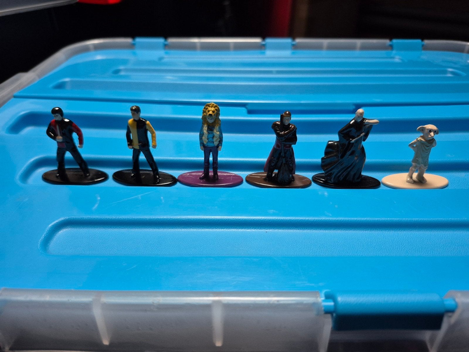 6 verschillende harry potter metal figurine, Verzamelen, Harry Potter, Ophalen of Verzenden, Zo goed als nieuw, Actiefiguurtje