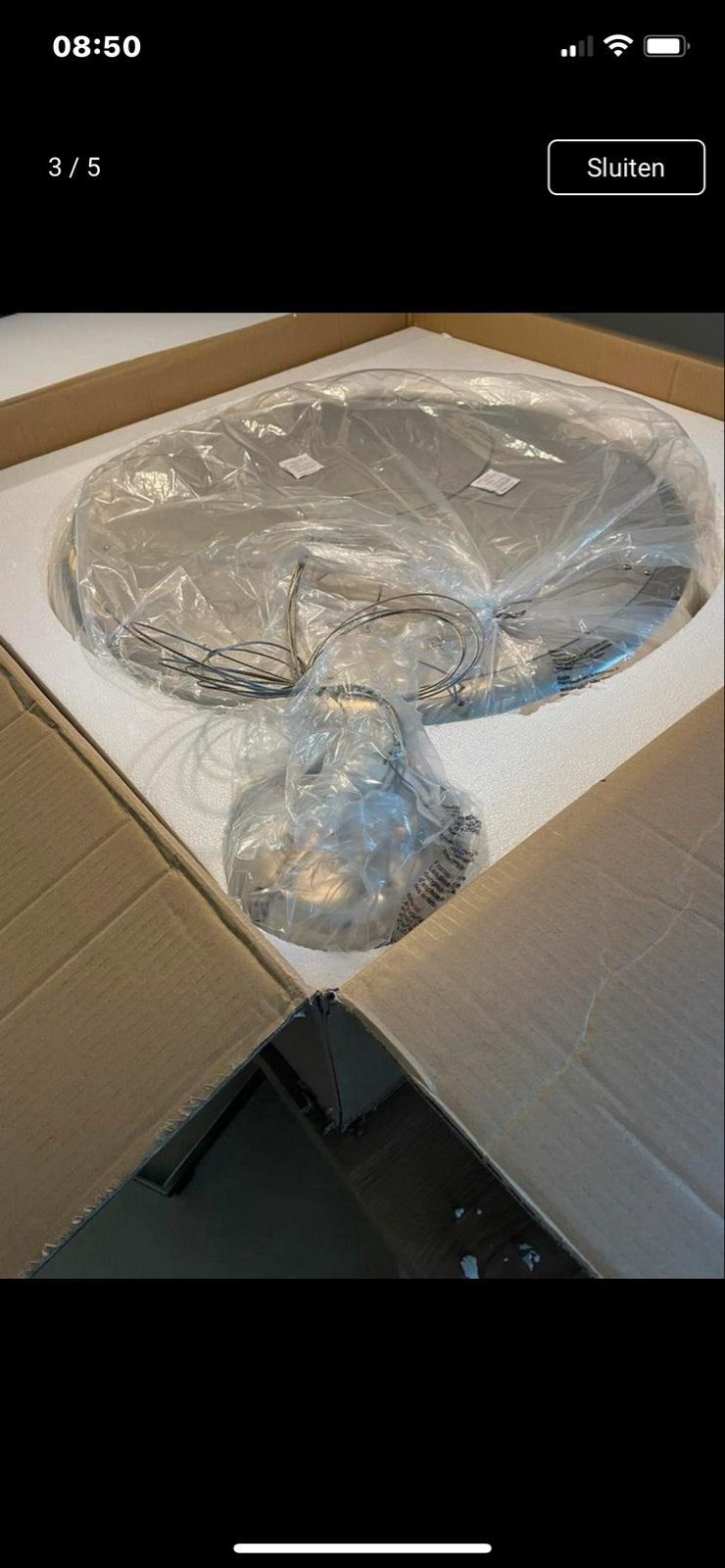Richmond hanglamp Dylana - Nieuw in doos, Ophalen, Nieuw, Metaal, Overige fittingen