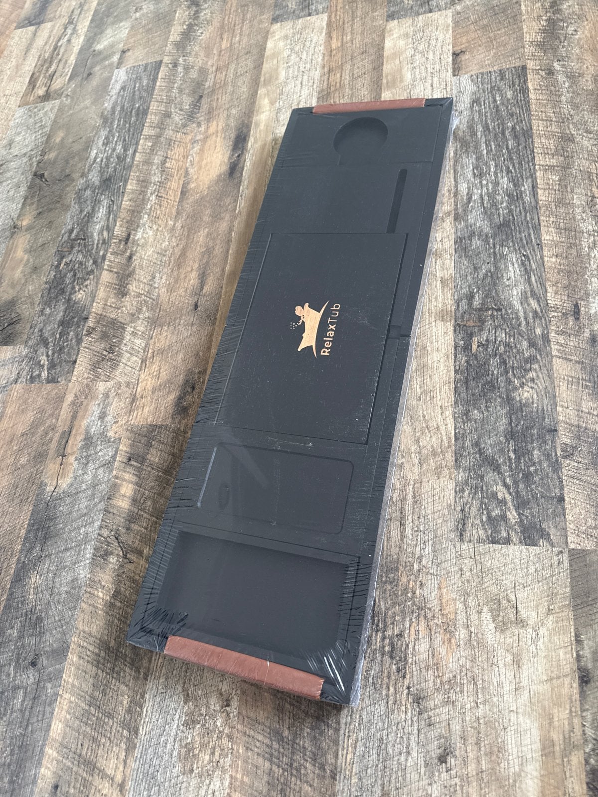 Nieuw zwart badplankje voor een ontspannen badervaring, Huis en Inrichting, Badkamer | Badtextiel en Accessoires, Ophalen of Verzenden