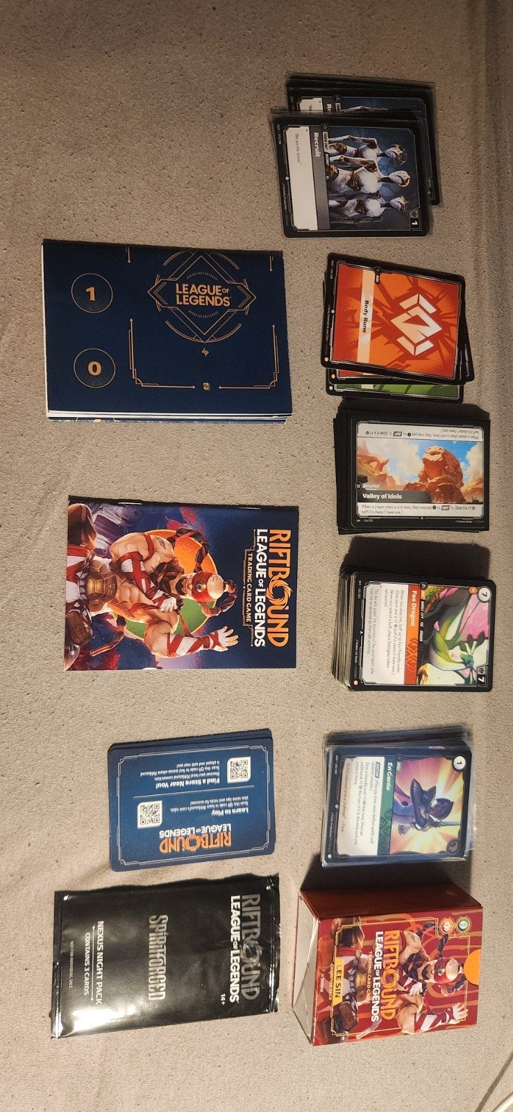 League of Legends Riftbound Lee Sin Deck + Upgrades & Bulk, Ophalen of Verzenden, Speeldeck