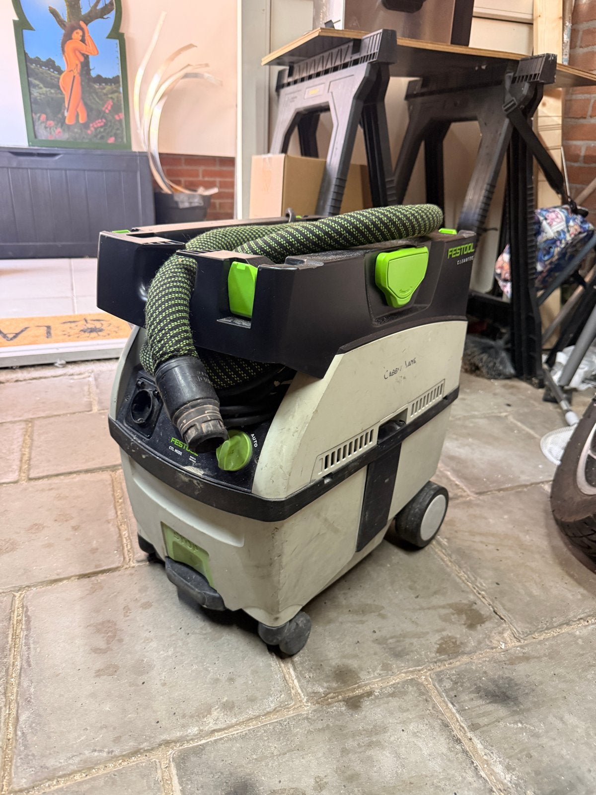 Festool CTL MIDI Stofzuiger 1200W - Gebruikt, Stofzak, Gebruikt, Ophalen of Verzenden, Industriële stofzuiger