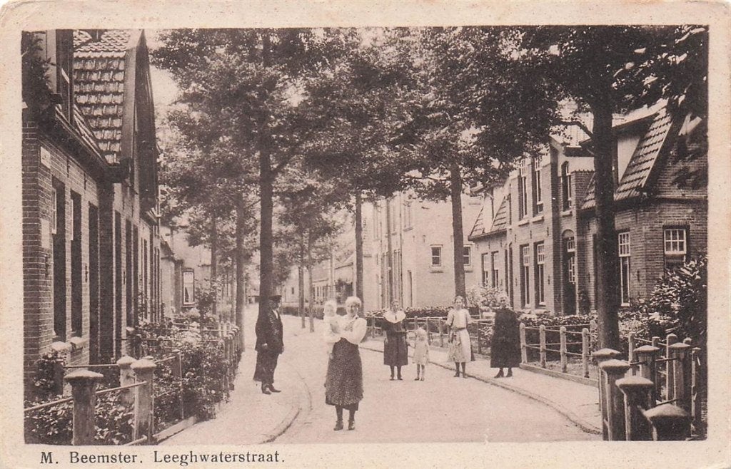 702-129-043 Midden-Beemster Leeghwaterstraat, Verzenden, Voor 1920, Noord-Holland