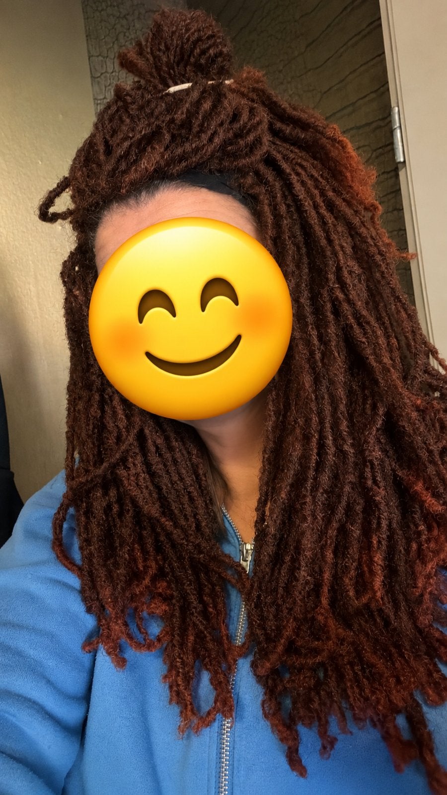 Rode dreadlock pruik met haarnetje en nieuwe pruikpanty, Sieraden, Tassen en Uiterlijk, Ophalen of Verzenden, Nieuw, Pruik of Haarverlenging