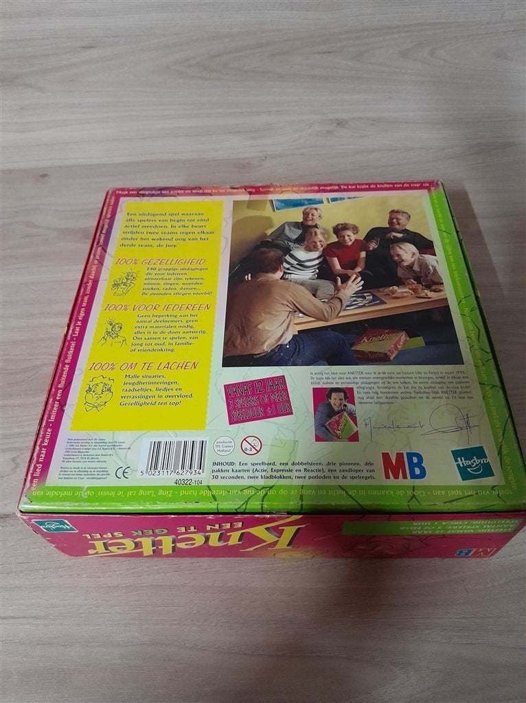 Knetter een te gek spel - s5265, Hobby en Vrije tijd, Gezelschapsspellen | Bordspellen, Verzenden, Zo goed als nieuw
