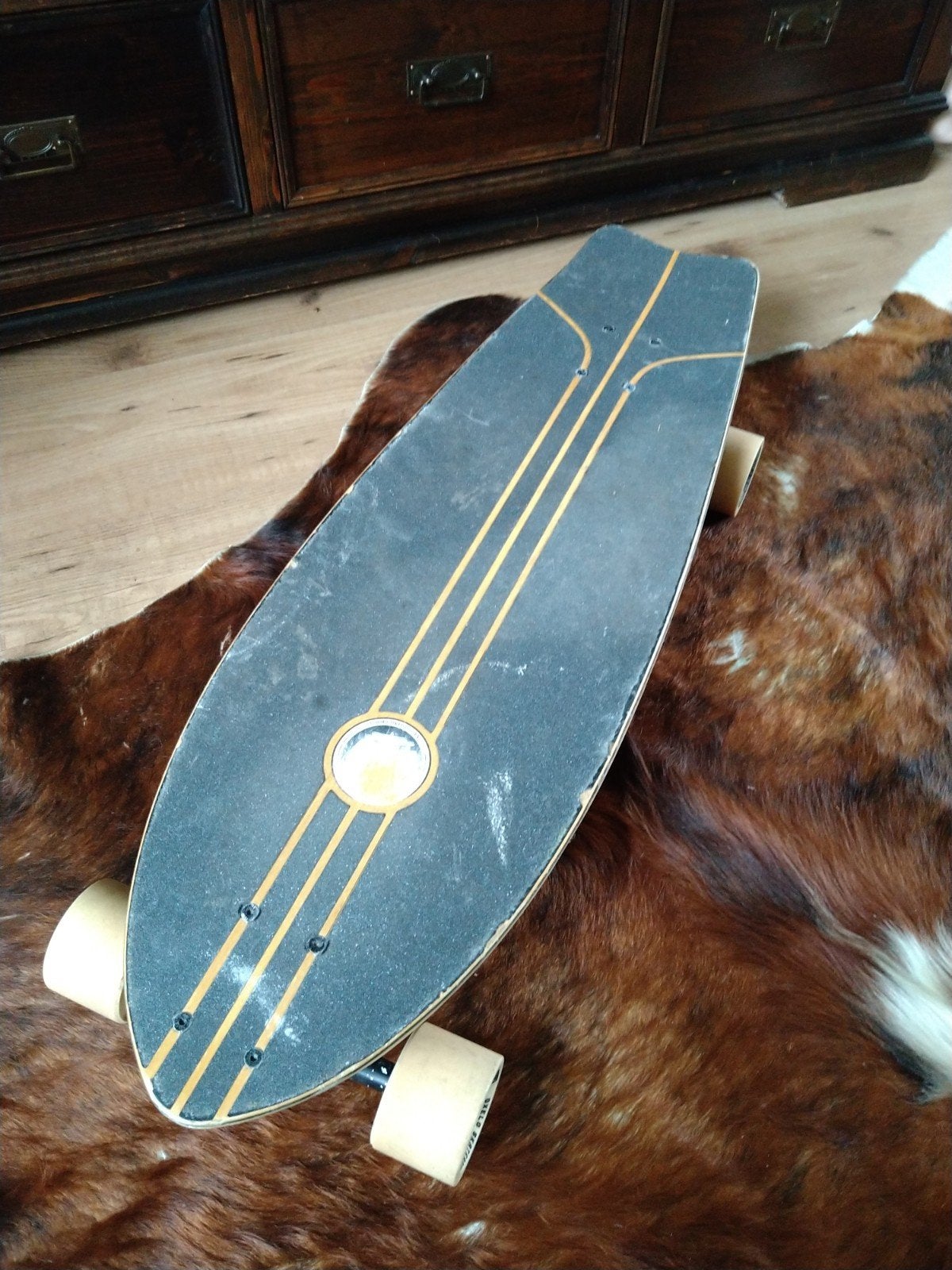 Oxelo skateboard, Ophalen of Verzenden, Gebruikt, Skateboard, Longboard