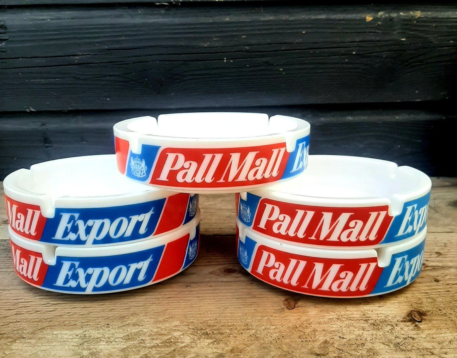 Vintage - PALL-MALL EXPORT Asbakken (Bier / Café / Kroeg), Verzamelen, Ophalen of Verzenden, Zo goed als nieuw, Asbak