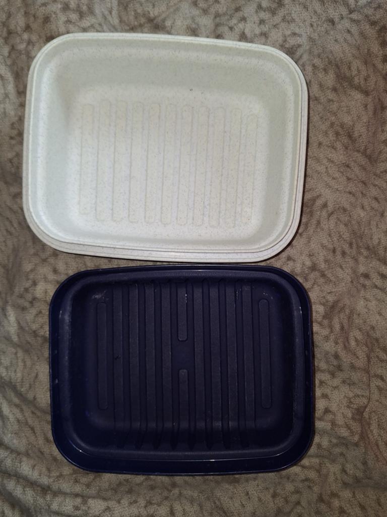 Kaasbak tupperware, Ophalen, Bak of Kom