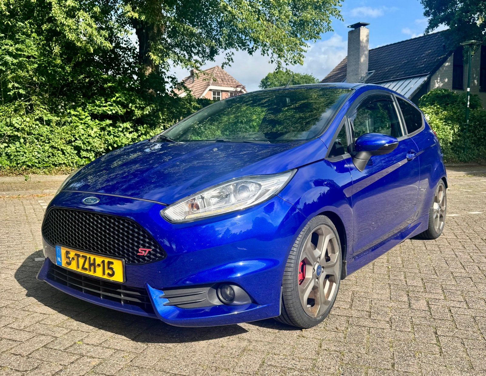 Ford Fiësta 1.6 ST2 MK7.5 Revo tuning VOL ! org.Nederlands, Voorwielaandrijving, 1596 cc, 4 cilinders, Blauw
