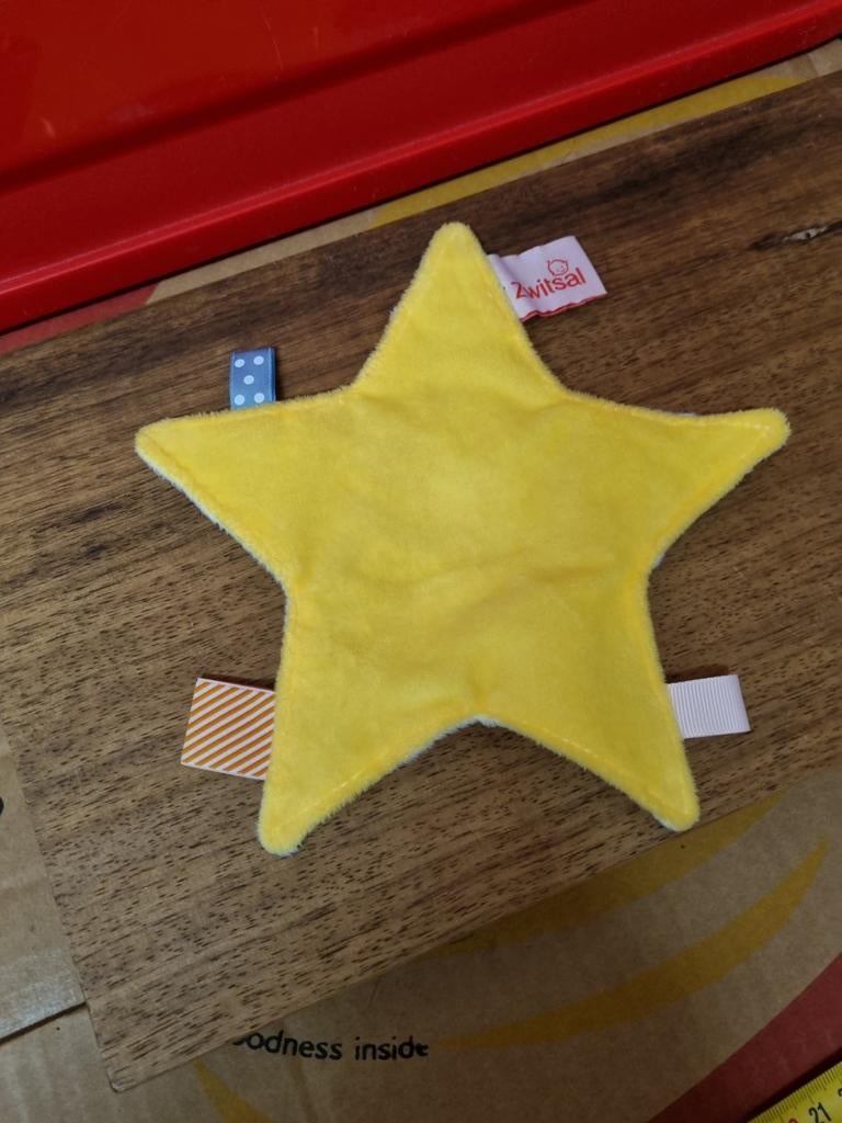Zwitsal Knisper ster knuffel doekje nr 29, Ophalen of Verzenden, Nieuw, Overige typen
