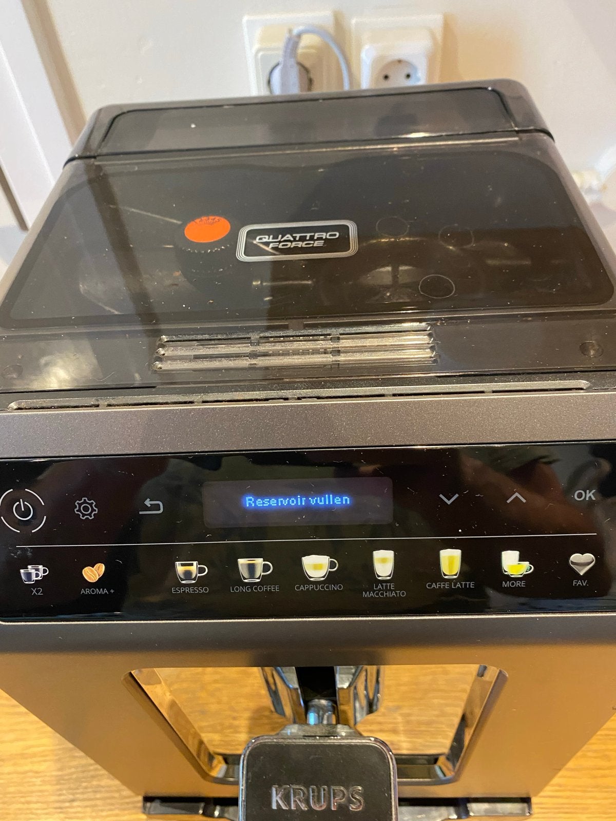 Krups Evidence One Automatische Espressomachine EA895, Ophalen, Afneembaar waterreservoir, Espresso apparaat, 10 kopjes of meer