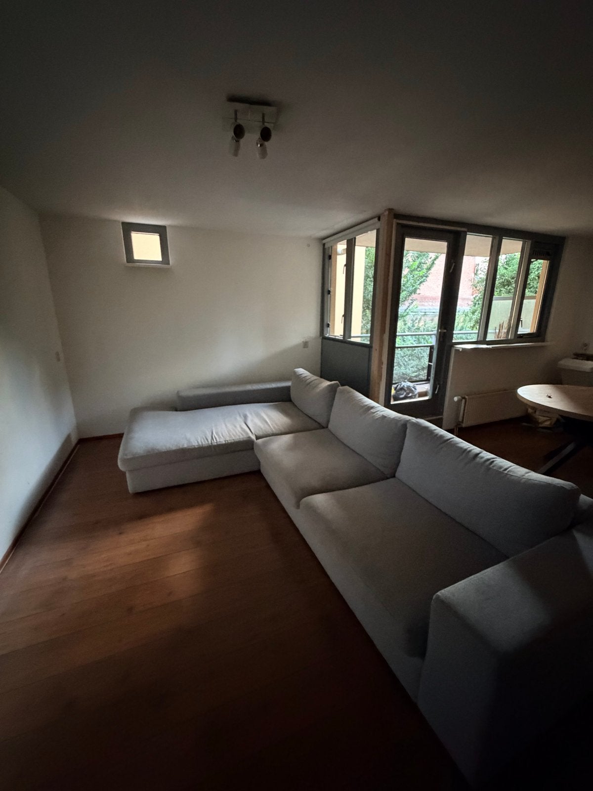 Grote hoekbank - comfortabel en stijlvol, Huis en Inrichting, Ophalen, Gebruikt, 100 tot 125 cm, Hoekbank