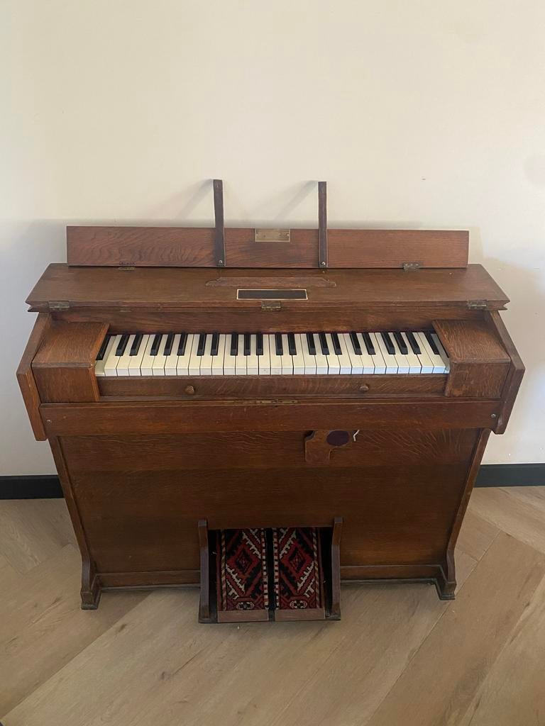 Antiek Harmonium - Prachtig Houten Blaasinstrument, Muziek en Instrumenten, Orgels, Ophalen, Gebruikt, 1 klavier, Harmonium