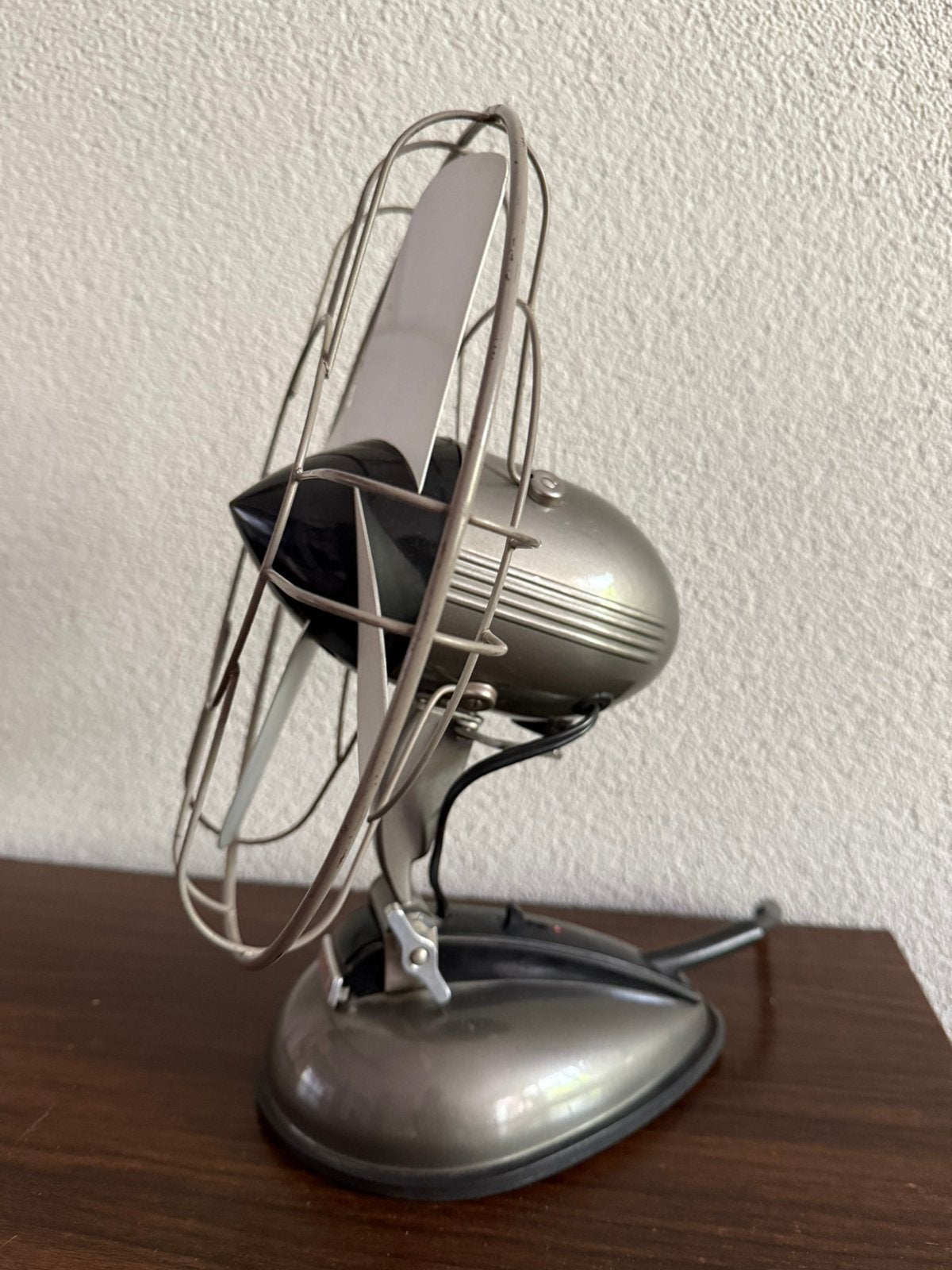 Erres vintage/retro ventilator incl originele transformator, Witgoed en Apparatuur, Ventilatoren, Ophalen of Verzenden, Tafelventilator