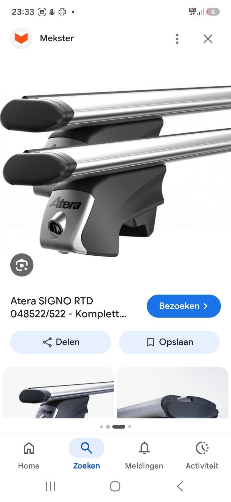 Atera SIGNO RTD dakdragers, Auto diversen, Ophalen, Gebruikt