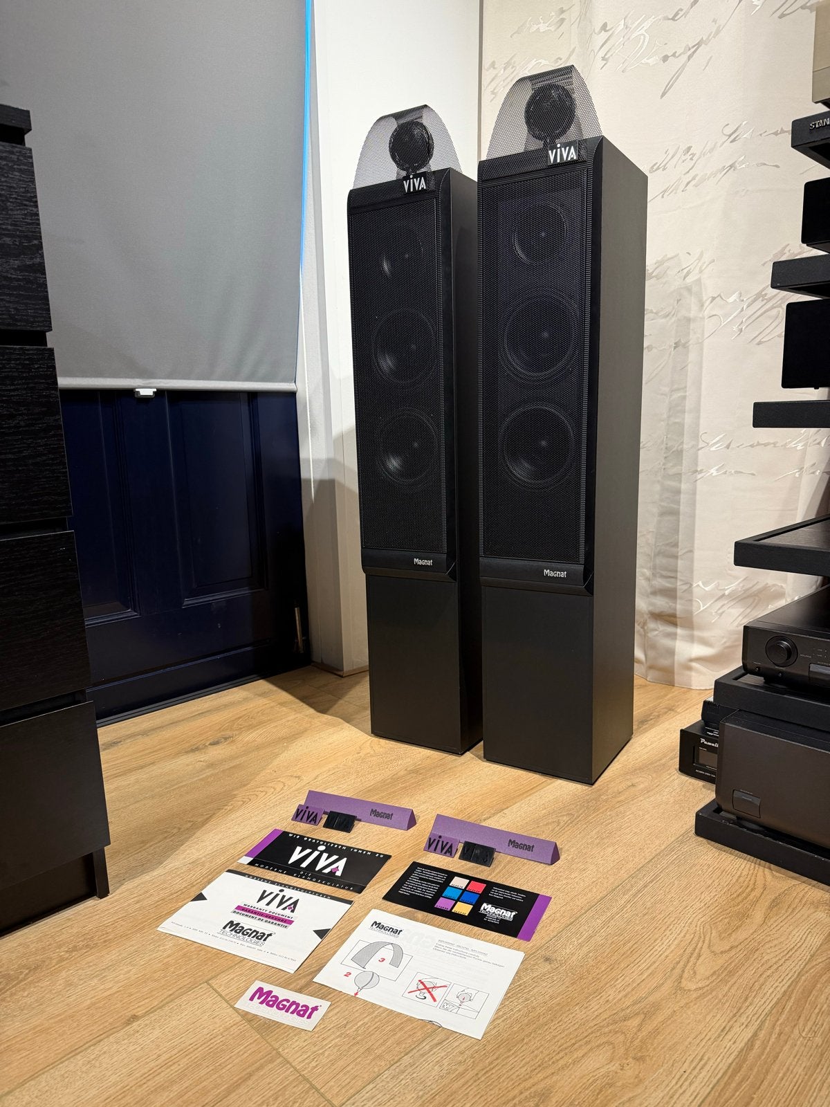 Magnat VIVA 33 Luidsprekers - Collectors Item, 150 watt of meer, Vloerstaande luidspreker, Magnat, Ophalen of Verzenden