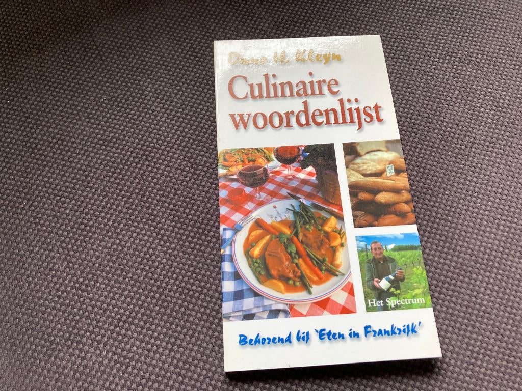 🥘 culinaire woordenlijst - onno h. kleyn, Boeken, Overige merken, Europa, Ophalen of Verzenden, Zo goed als nieuw