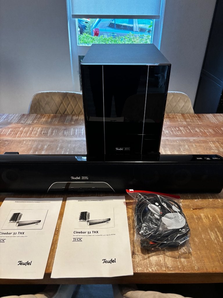 Teufel sinebar 51 thx SOUNDBAR, Audio, Tv en Foto, Ophalen, Zo goed als nieuw, Overige typen, Overige merken
