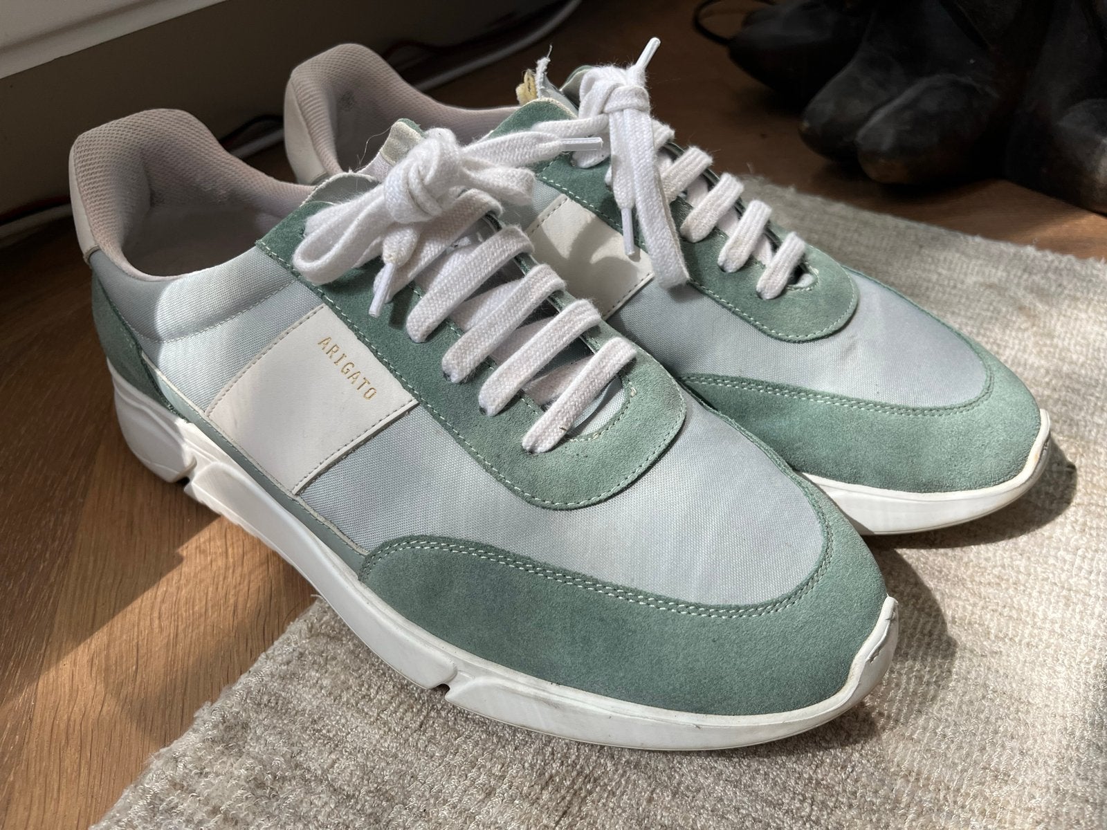 Nette Axel Arigato Genesis Vintage Sneakers groen - Maat 47, Kleding | Heren, Overige kleuren, Ophalen of Verzenden, Sneakers of Gympen