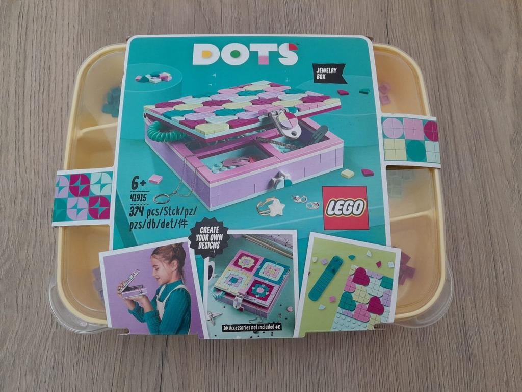 Lego dots 41915 jewelery box, Overige thema's, Lego, Compleet, Ophalen of Verzenden