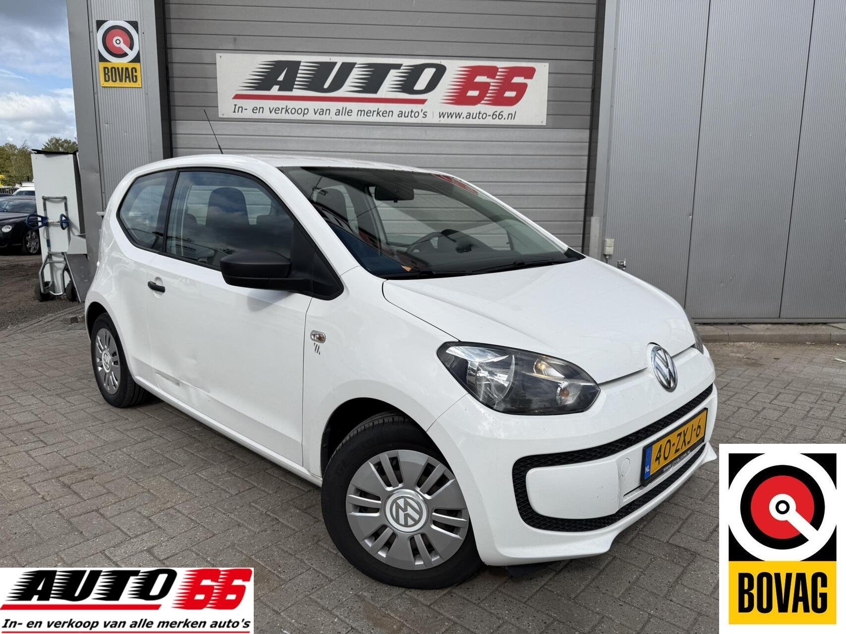 Volkswagen Up! 1.0 take up! BlueMotion, Voorwielaandrijving, Euro 5, Stof, Gebruikt