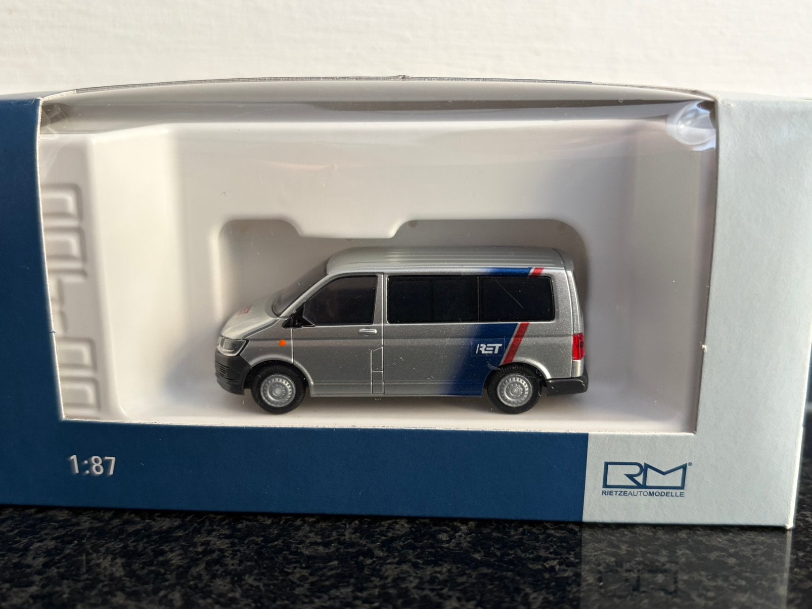 Rietze volkswagen transporter RET Rotterdam nieuw 1:87, Verzenden, Nieuw, Auto, Rietze