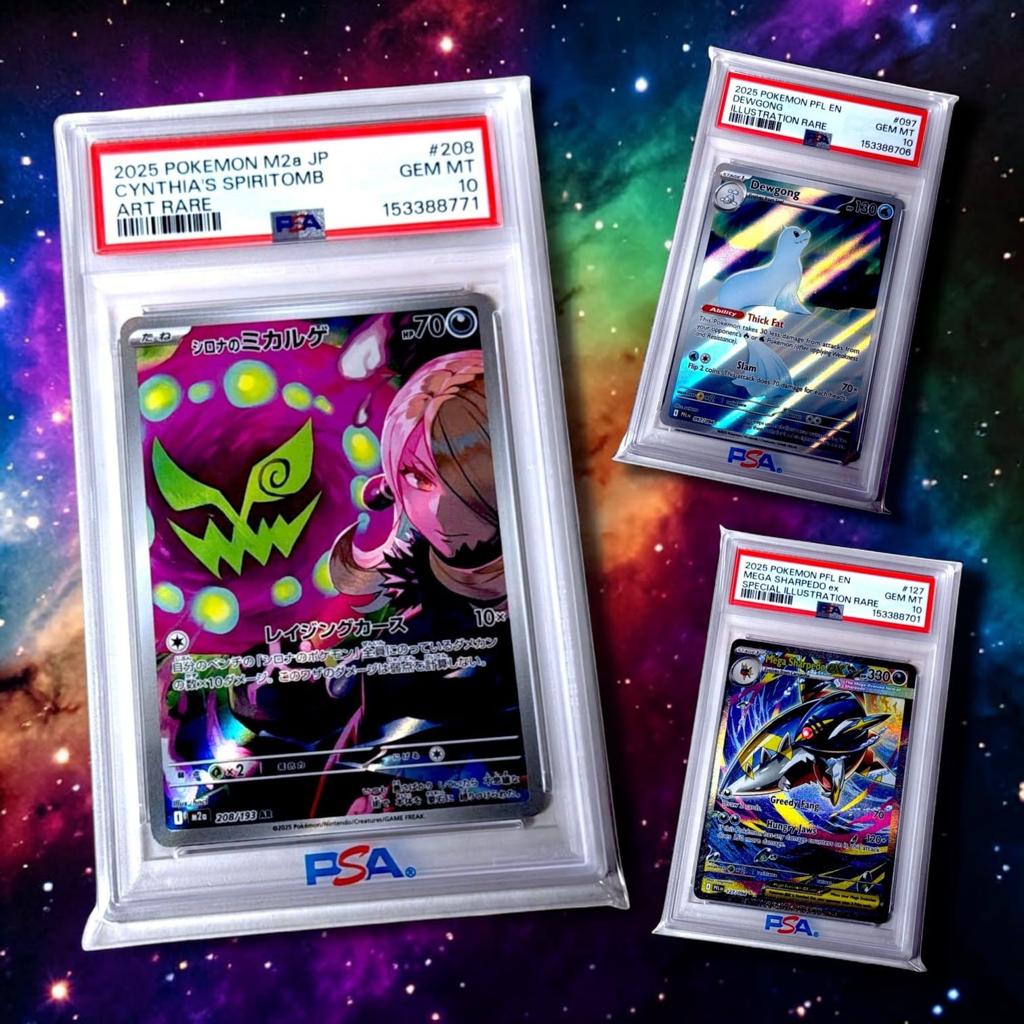 Mega Pokemon Korting ! Articollect Psa 10 restock, Ophalen of Verzenden, Zo goed als nieuw