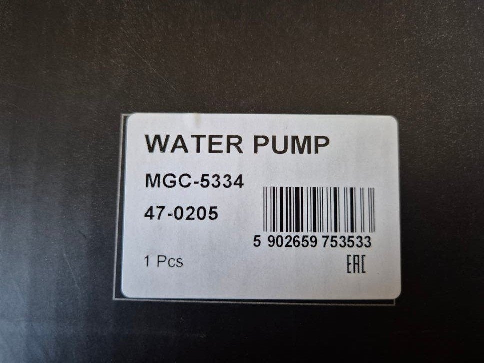 Maxgear Waterpomp MGC-5334 47-0205 Nieuw in doos, Ophalen of Verzenden, Nieuw, Universele onderdelen